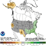 Figure 2. The 8-14-day climate outlook showing probabilities favoring near-normal precipitation amounts for April 29 through May 5, 2021. Source: NOAA Climate Prediction Center