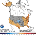 Figure 1. The 8-14-day climate outlook showing probabilities slightly favoring above-normal temperatures for April 29 through May 5, 2021. Source: NOAA Climate Prediction Center