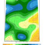 Figure 1- 30-day Precip. Departures for Indiana
