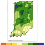 Figure 3. Percent of normal (1991-2020) precipitation from April 1 through May 22, 2024