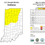 Figure 2. U.S. Drought Monitor status for conditions as of Tuesday, May 13, 2025.