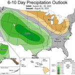 Figure 2: The CPC indicates a likely chance of below normal precipitation across the Midwest.