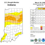 Figure 1. U.S. Drought Monitor status for conditions as of Tuesday, March 24, 2026.