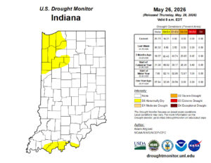 Figure 4: May 26, 2026, US Drought Monitor Map, released on May 28, 2026.